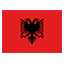 Albania flag marking international course availability