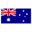 Australia flag marking international course availability