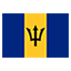 Barbados flag marking international course availability