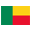 Benin flag marking international course availability