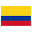 Colombia flag marking international course availability