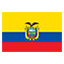 Ecuador flag marking international course availability