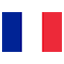 France flag marking international course availability