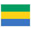 Gabon flag marking international course availability