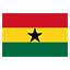 Ghana flag marking international course availability