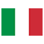 Italy flag marking international course availability