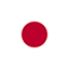 Japan flag marking international course availability