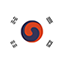 South Korea flag marking international course availability