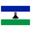Lesotho flag marking international course availability