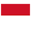 Monaco flag marking international course availability