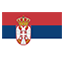 Serbia flag marking international course availability