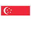 Singapore flag marking international course availability