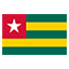 Togo flag marking international course availability