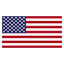United States flag marking international course availability